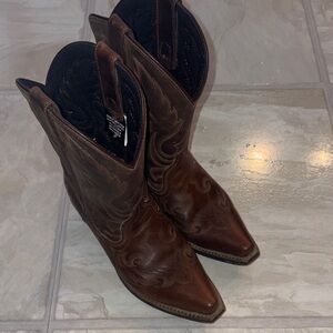 Laredo Dark/ medium western 52094 Brown Leather Western Boots